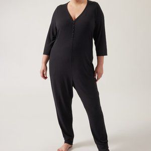 Athleta Wind Down Sleep Romper, size XL